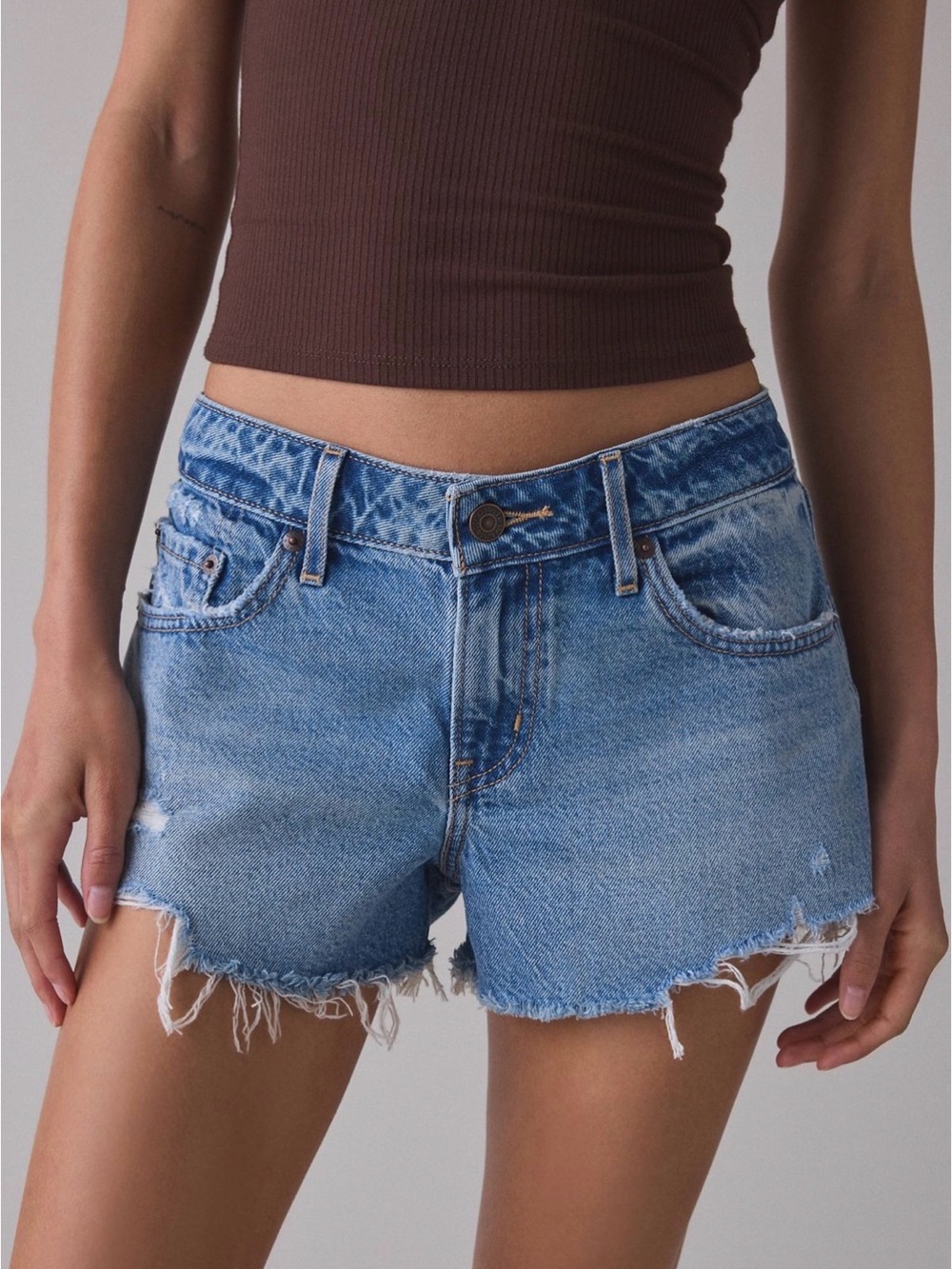 Levi's Low Rise Denim Shorts